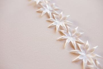 Papercraft flower decoration