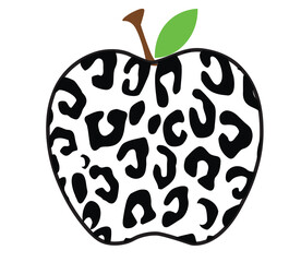 apple Split Monogram Svg, apple svg, teacher svg, school svg, apple name frame svg, apple svg, apple COW leopard cheetah svg, monogram svg
