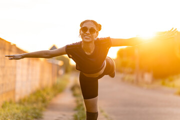 Portrait of a very happy African-American woman