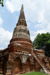 Fototapeta premium Old temple in Ayutthaya province 