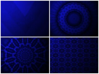 blue and black color of abstract background