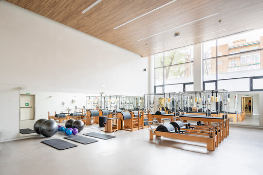 Empty pilates club