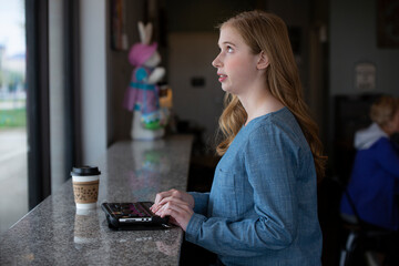 Braille in Coffee Shop