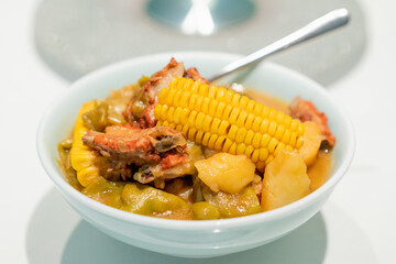 Stewed corn with spare ribs