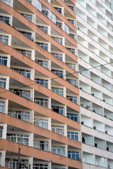 Brazilian construction of apartments in the city center