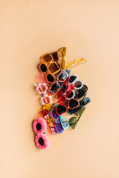 A collection of sunglasses