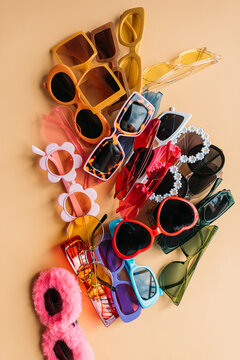 A collection of sunglasses