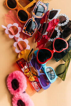 A collection of sunglasses