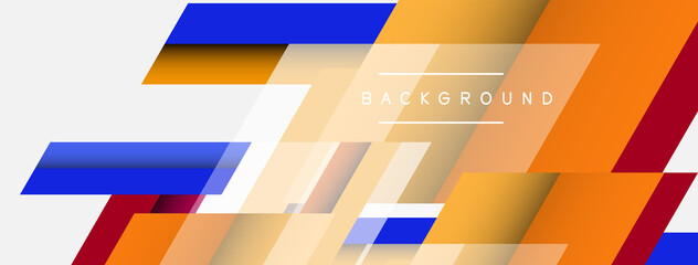 Obraz premium Background. Geometric diagonal square shapes and lines abstract composition. Vector illustration for wallpaper banner background or landing page