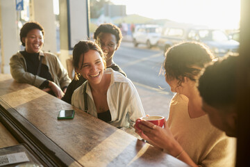 happy friends coffee shop