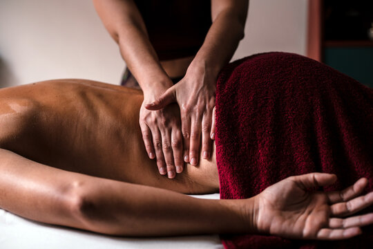 Lower back massage