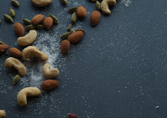 Indian Wallpaper for Sweets Cashews, Almonds, and cardamon 