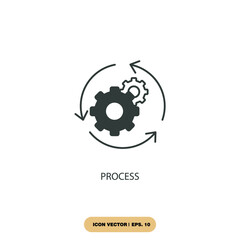 process icons  symbol vector elements for infographic web
