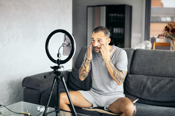 Male beauty blogger
