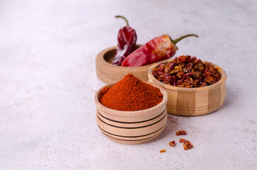 Crushed dry red pepper