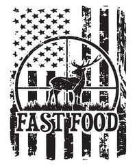 Deer Hunting SVG, Fast Food SVG, hunting svg, hunter svg, hunting FLAG svg, hunt svg, deer svg, deer hunting svg, deer hunter flag svg
