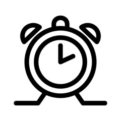 alarm icon or logo isolated sign symbol vector illustration - high quality black style vector icons
