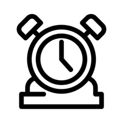 alarm icon or logo isolated sign symbol vector illustration - high quality black style vector icons
