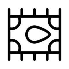 carpet icon or logo isolated sign symbol vector illustration - high quality black style vector icons
