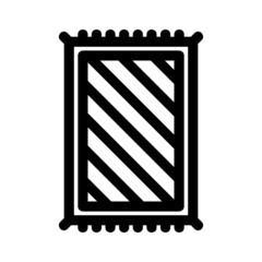 carpet icon or logo isolated sign symbol vector illustration - high quality black style vector icons
