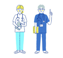 医療従事者　男女