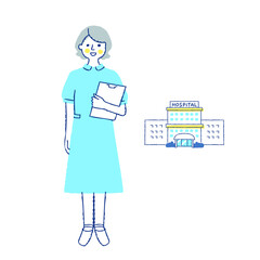 医療従事者と病院