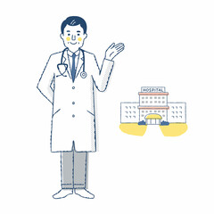 医療従事者と病院