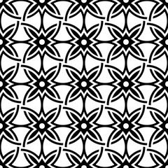 black and white seamless pattern