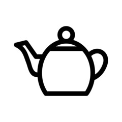 teapot icon or logo isolated sign symbol vector illustration - high quality black style vector icons
