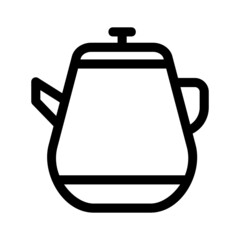 teapot icon or logo isolated sign symbol vector illustration - high quality black style vector icons

