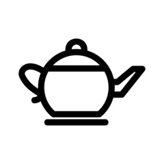 teapot icon or logo isolated sign symbol vector illustration - high quality black style vector icons
