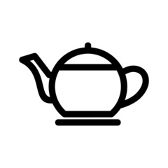 teapot icon or logo isolated sign symbol vector illustration - high quality black style vector icons
