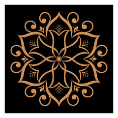 Fototapeta premium Amazing vector mandalas in different themes in oriental and western style for luxury logos, designs and coloring books