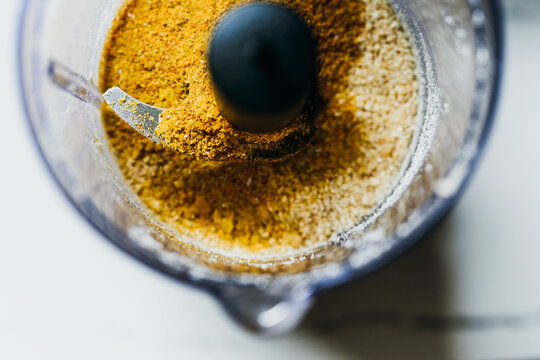 Yellow Sauce in Food Processor