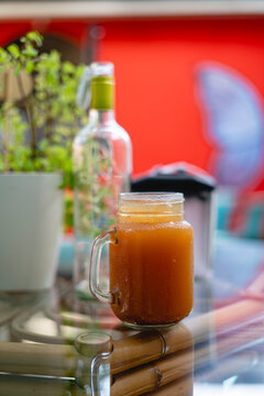 A refreshing drink 