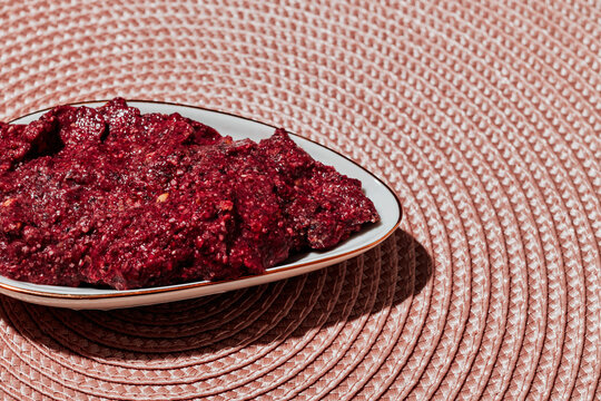 plate with some acai paste