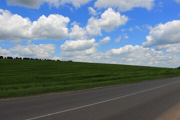 road in the field