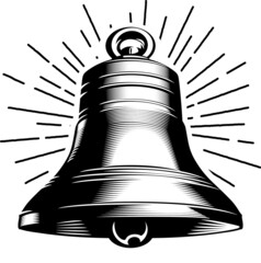silhouette of a bell