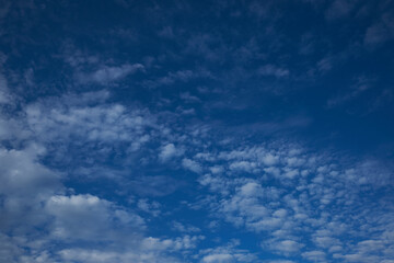 blue sky with clouds