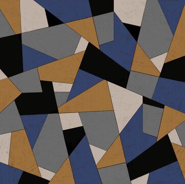 Colorful mosaic illustration