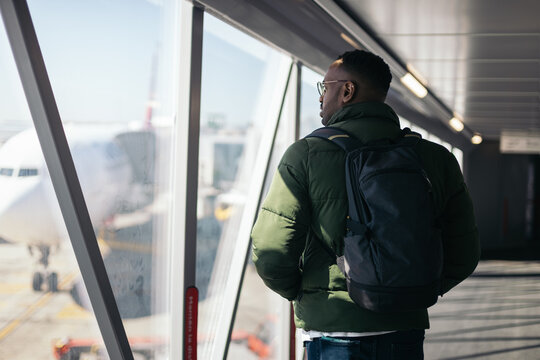 Traveler at the airport