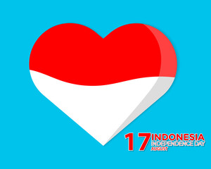 Indonesia Independence Day Simple Greeting