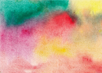 Handmade Watercolor Texture Background, Watercolor Background	