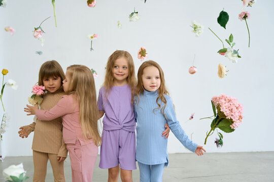 Portrait of a Group of stylish Children

