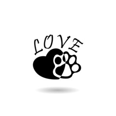 Love my pet logo with shadow