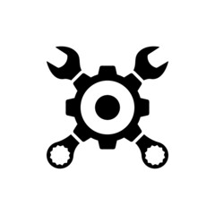 Obraz premium mechanic tool logo icon design vector