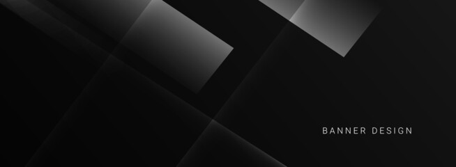 Darkness concept design black geometric background