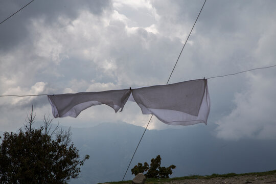 Wind blowing 