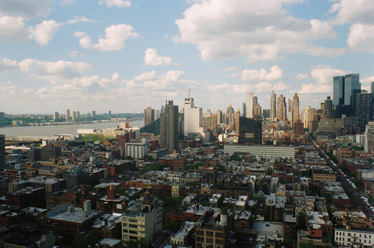 View from a skyscraper of Manhattan