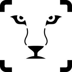 illustration of a silhouette of a cat